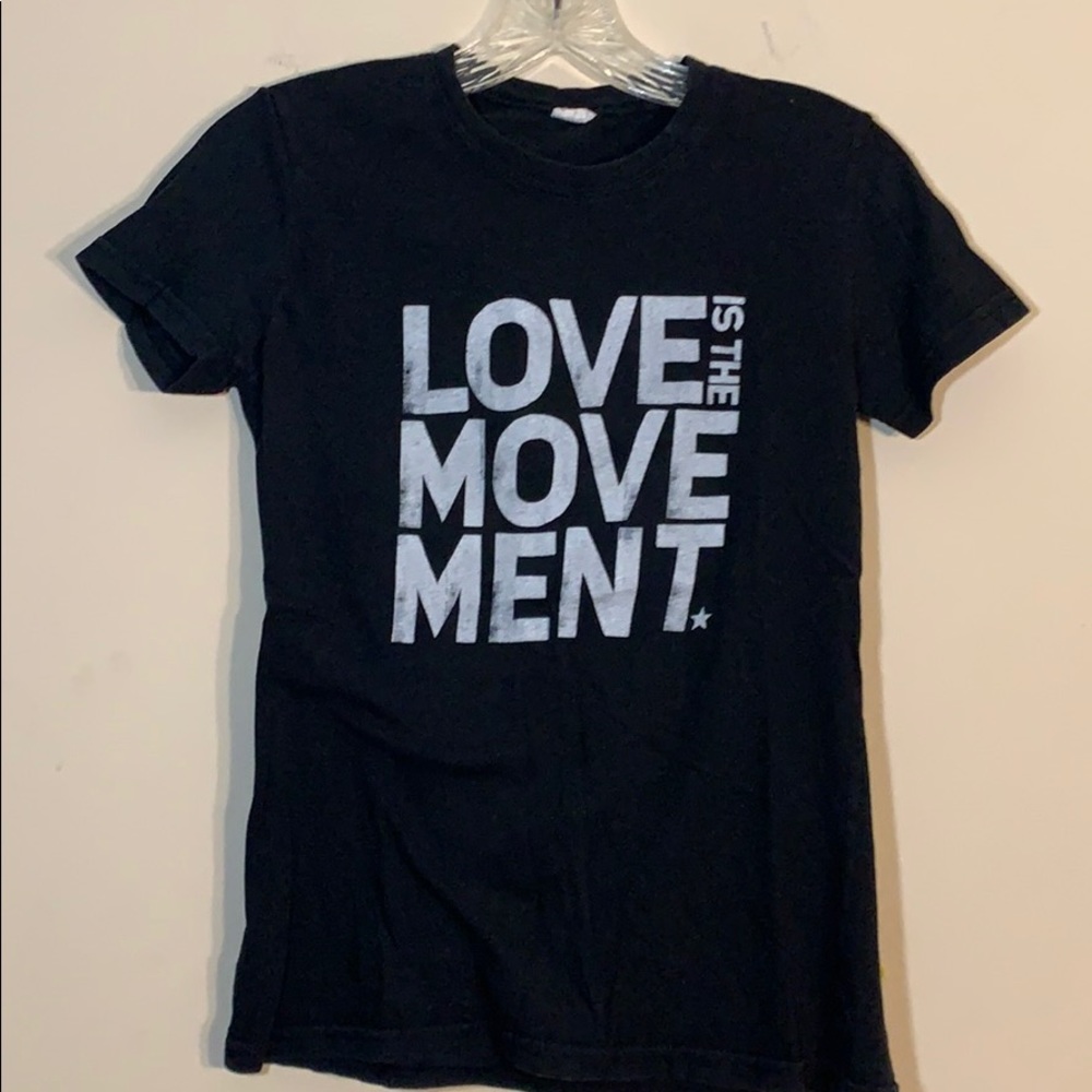 Love is the Movement tee